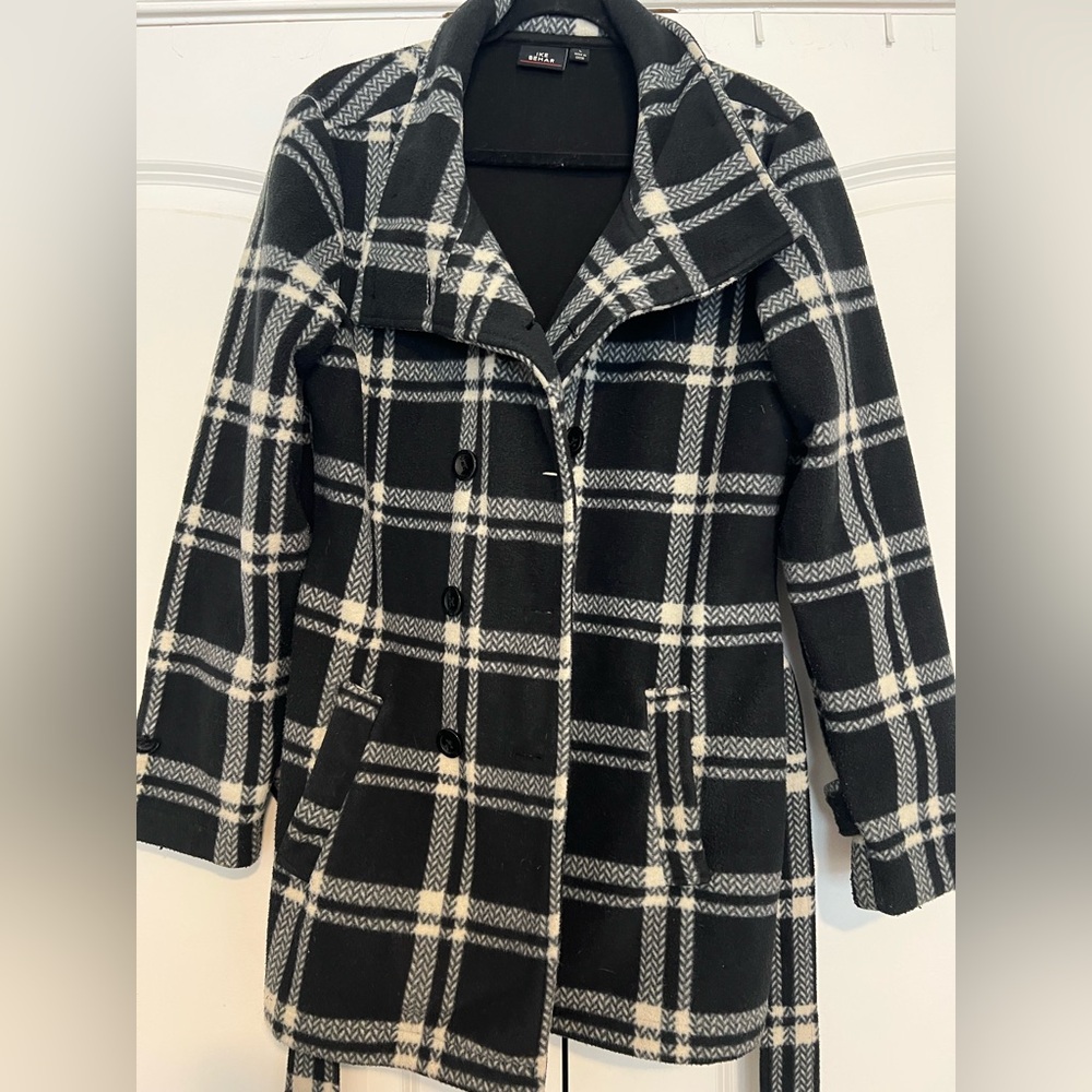 Plaid Cozy Peacoat